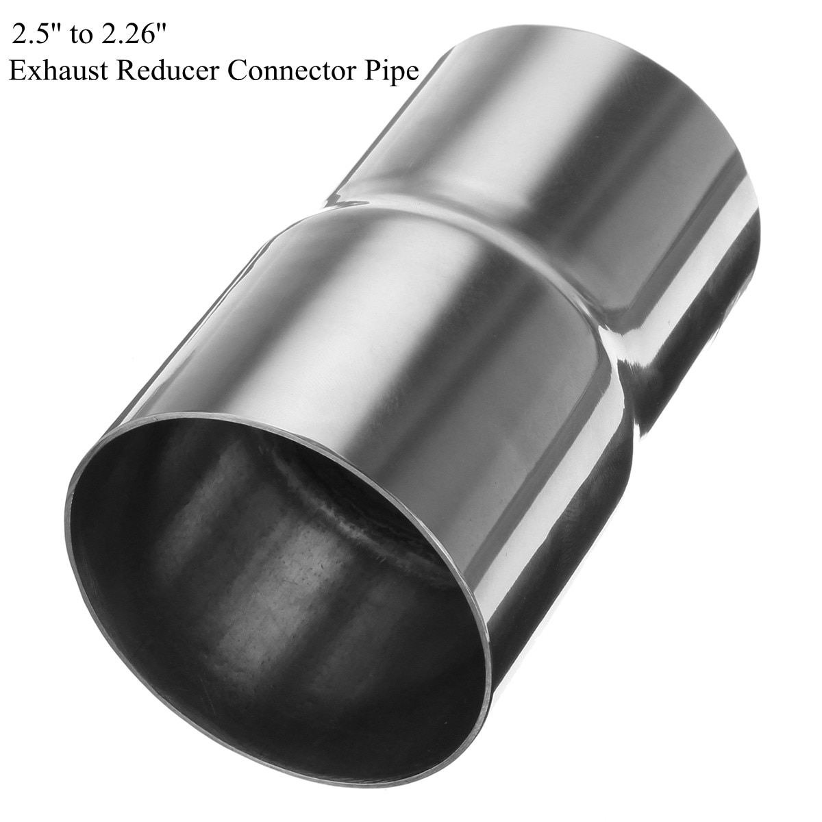2.5 ''  to 2.26 '' rustfrit stål blusset turbo udstødningsreduktionsstik rørrør 63.5mm to 57.5mm