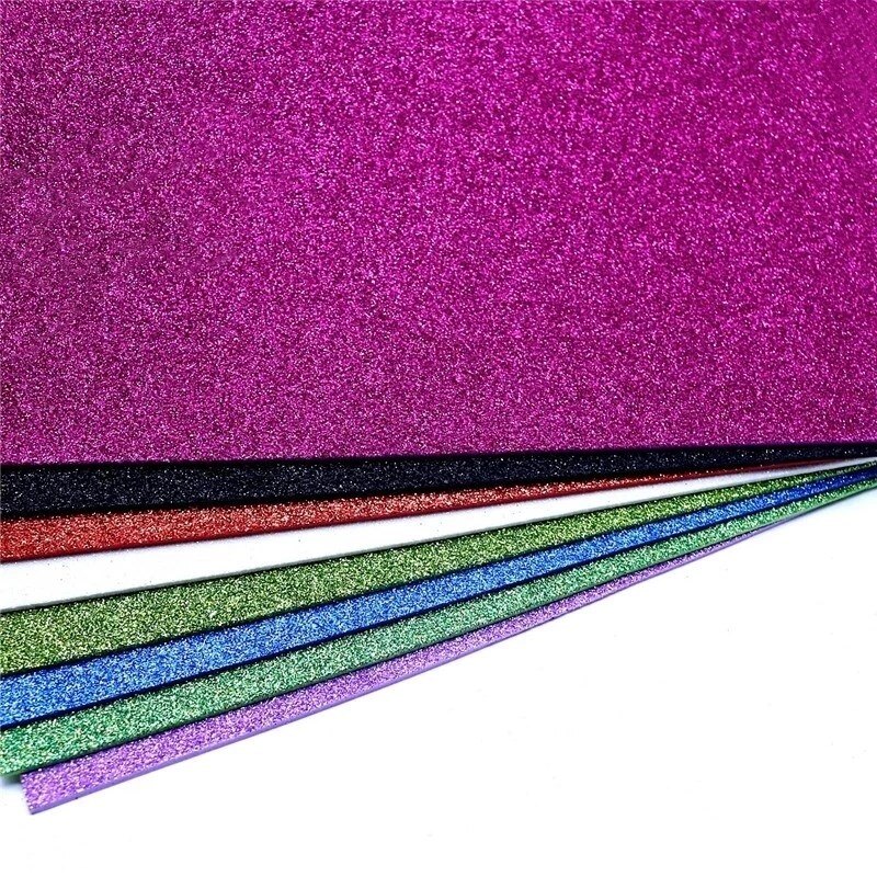 Glitter Foam Paper Spong Paper Diy Craft Manual Paper-Cut Scrapbook Paper Kindergarten Decorations Supplies 20X30 Cm 10 Pcs/Bag