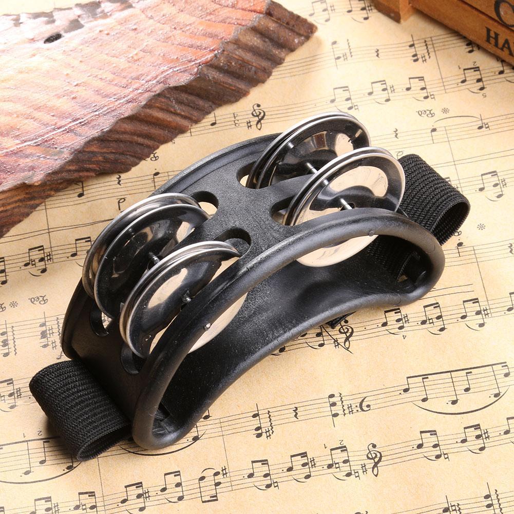 Elliptical Cajon Box Drum Companion Jingle Tambourine Percussion Instruments Accessory Hand Foot Davul Tambourine
