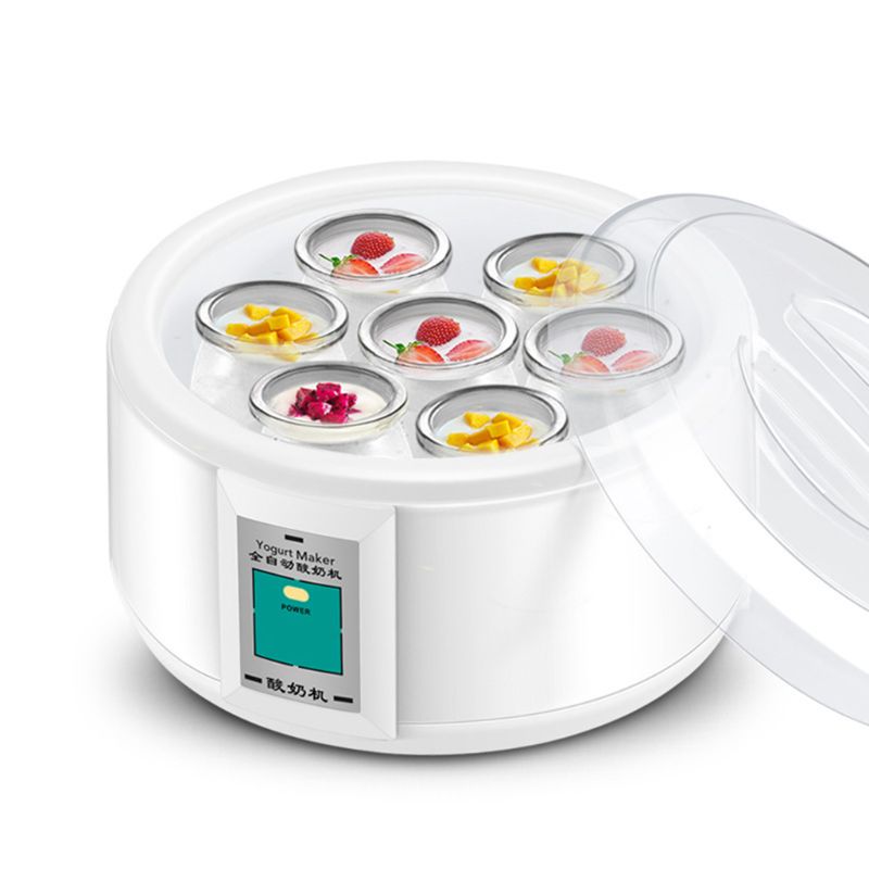Yogurtera eléctrica de 1,5 l, herramienta automática de bricolaje, contenedor de yogur, horno doméstico para cocina, Mini electrodomésticos para el hogar