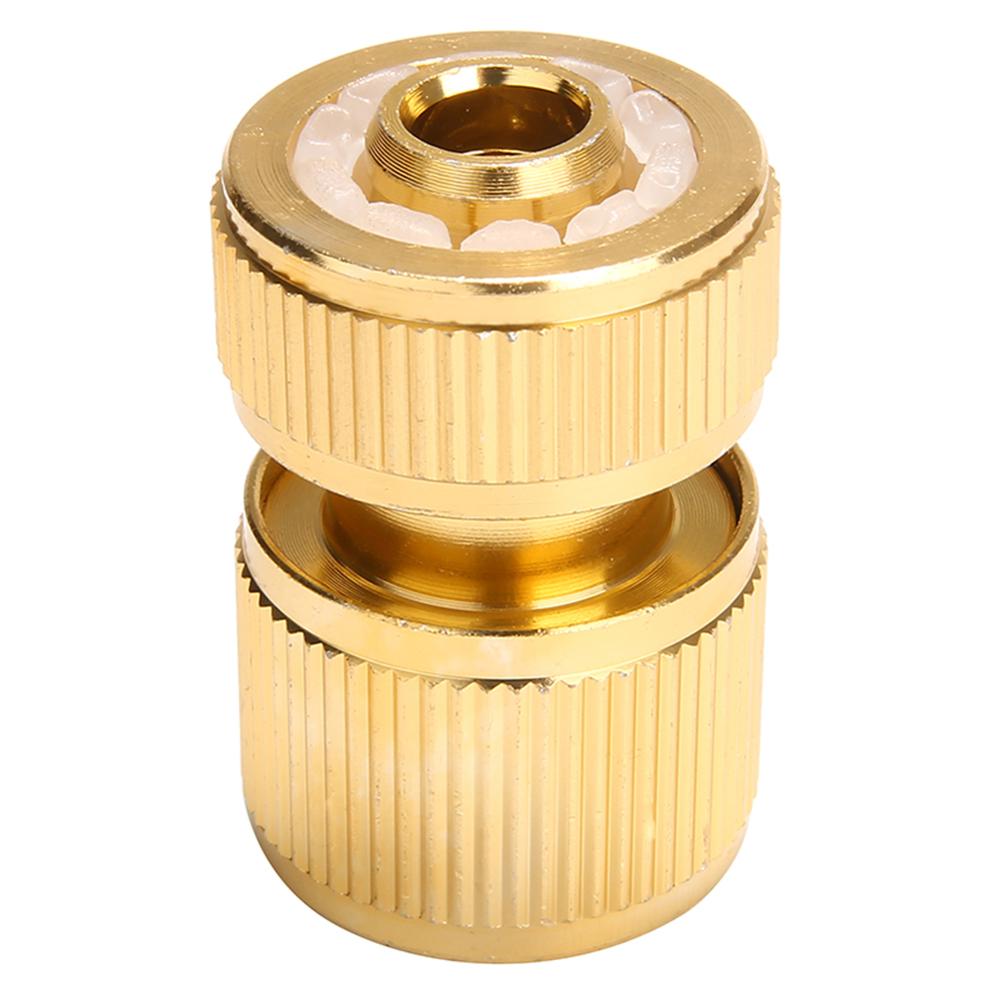 1/2 "Conexión rápida conector giratorio acople de manguera de jardín bifurcado para sistemas de riego IrrigationBrass de adaptador de manguera: 1PCS