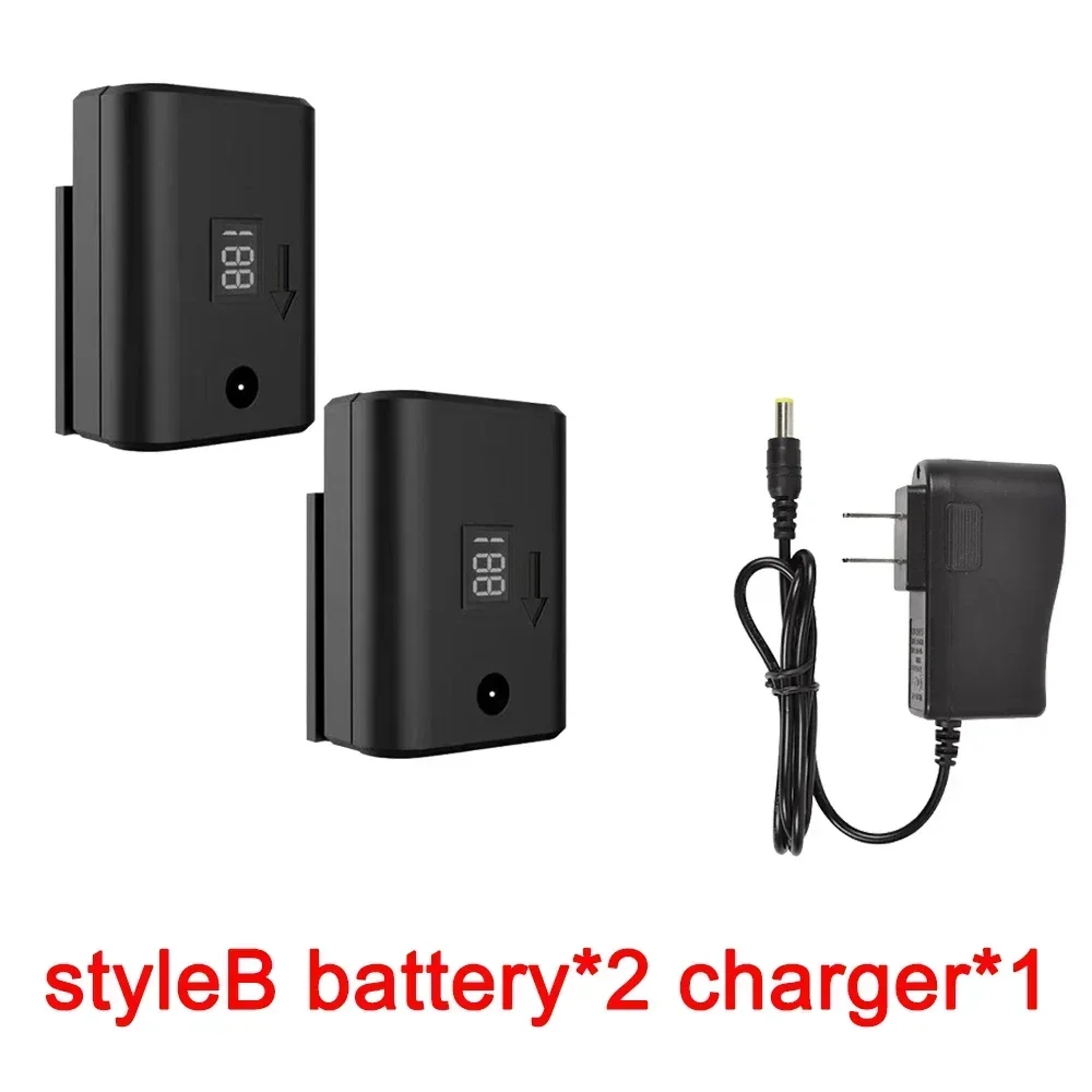 Batería de nivel de 3,7 V, batería de nivel recargable con luz roja y azul, pantalla Digital de gran capacidad, batería Universal de nivel de batería: Rojo