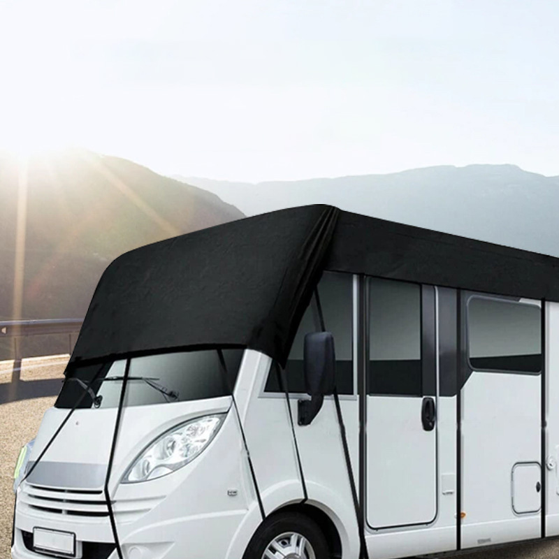 Cubierta protectora de techo para RV, tela Oxford 210D, portátil, autocaravana, cubierta de lona superior, protector impermeable para sombrilla