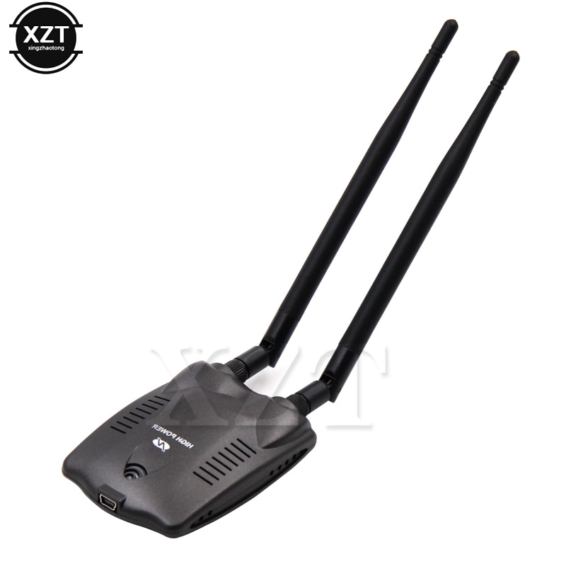 N9100 Beini Draadloze USB Wifi Adapter Ralink 3070 Verhogen Computer Signaal Netwerkkaart 3000mW High Power Met 2 * antenne