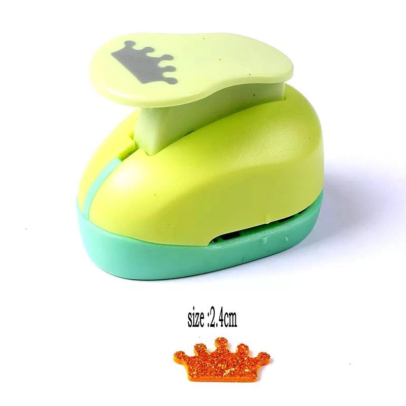 1.5cm-7.2cm crown shape craft punch children manual DIY hole punches cortador de papel de scrapbook EVA foam punch paper punch: MULTI