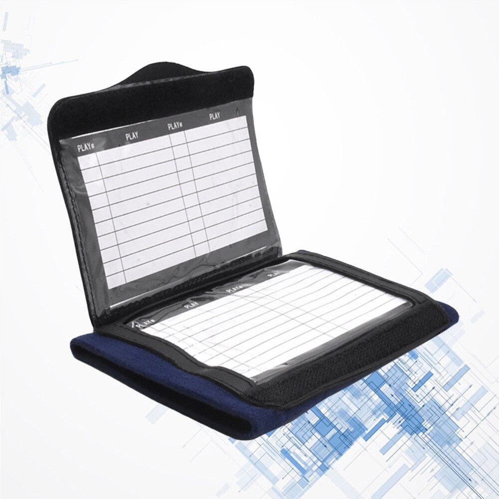 Football Coaching Board Basketball Coaching Board Wrist Play Wristband Heavy Duty Football Wristbands (Black)