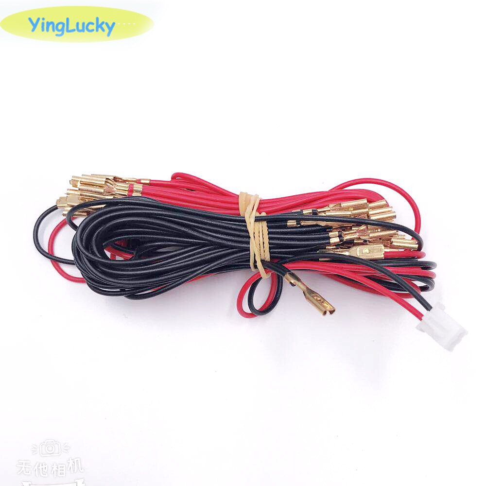 5V 12V illuminated light bulb Cable with 2.8mm quick 2pin connector to USB encoder for Arcade joystick DIY /LED Button