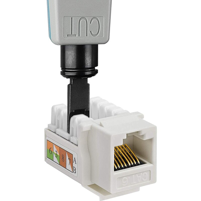 Impact and Punch Down Tool 110 Punch Down Tool Ethernet Punch Down Tool with Enlarged Blade Storage