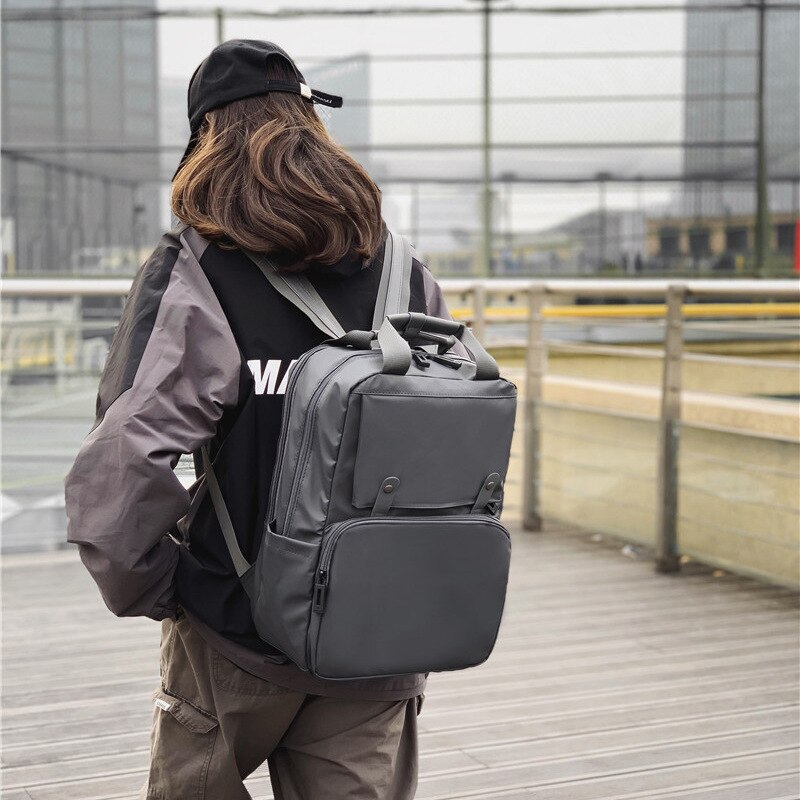 Rucksack männer Neue Fluss Junger Schüler Computer Tasche lässig Einfache Tragbare Oxford Tuch Rucksack