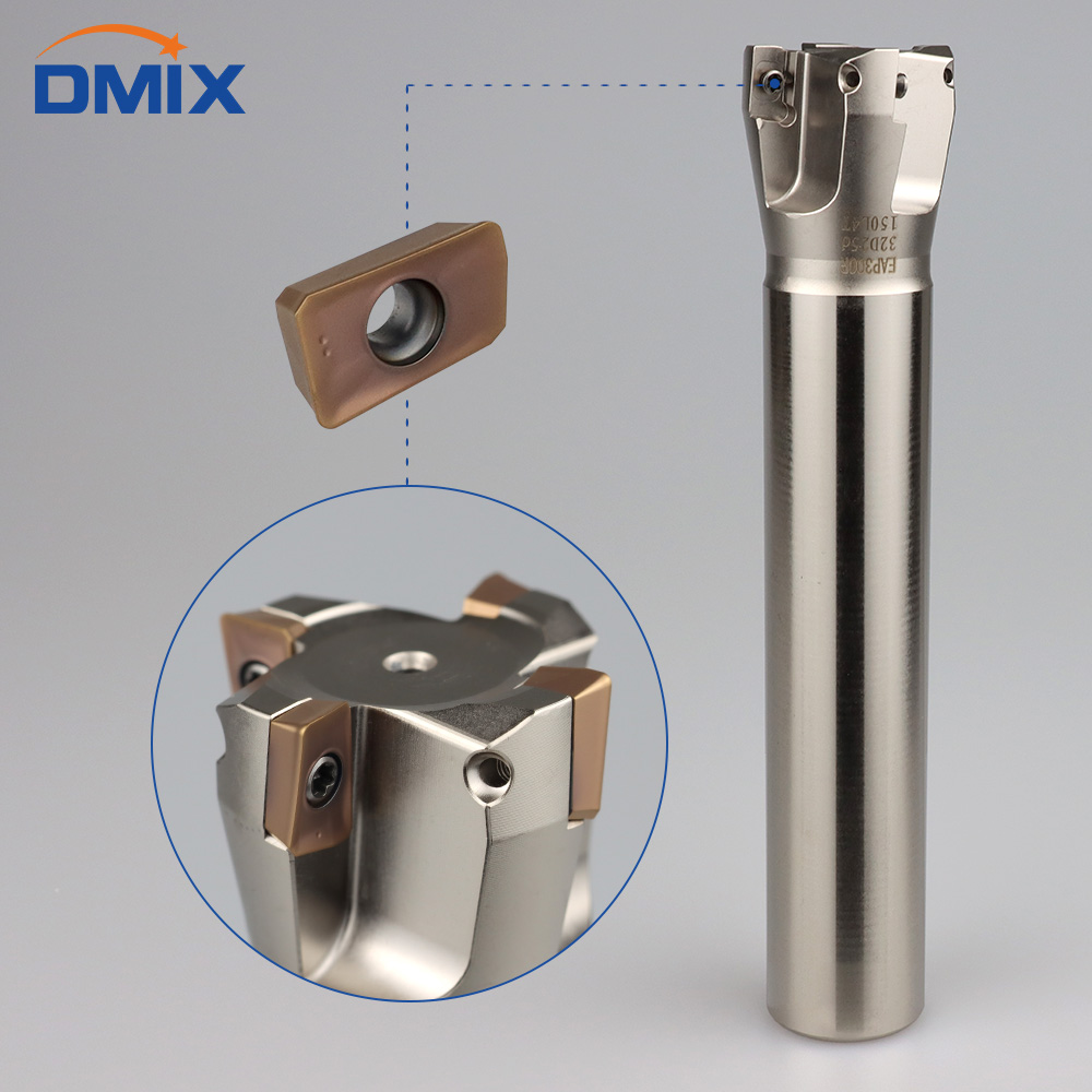DMIX BAP300R EAP300R Carbide inserts Clamping milling Cutting Shoulders Right angles Precision End mills For APMT1135 blades