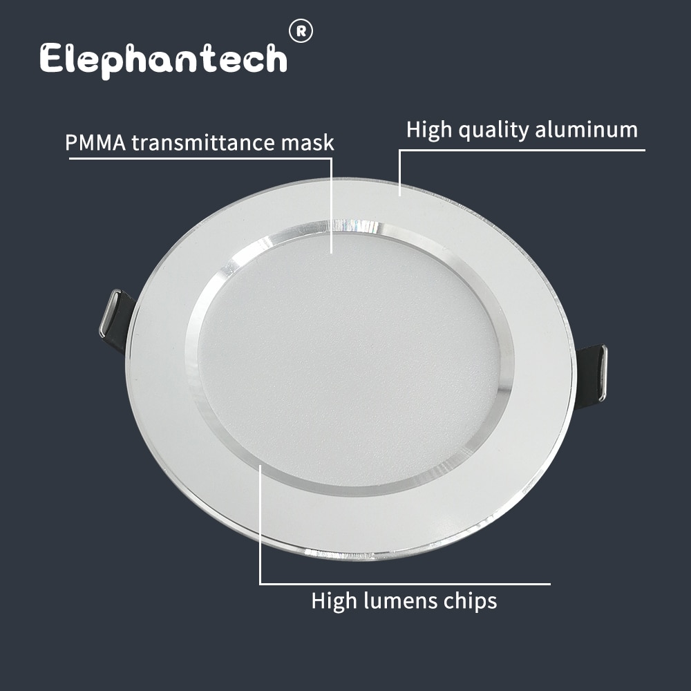 Led downlight 5w 9w 12w 15w variabele kleurtemperatuur waterdicht koud/natuurlijk/warm wit inbouw led lamp spot licht  ac 220v