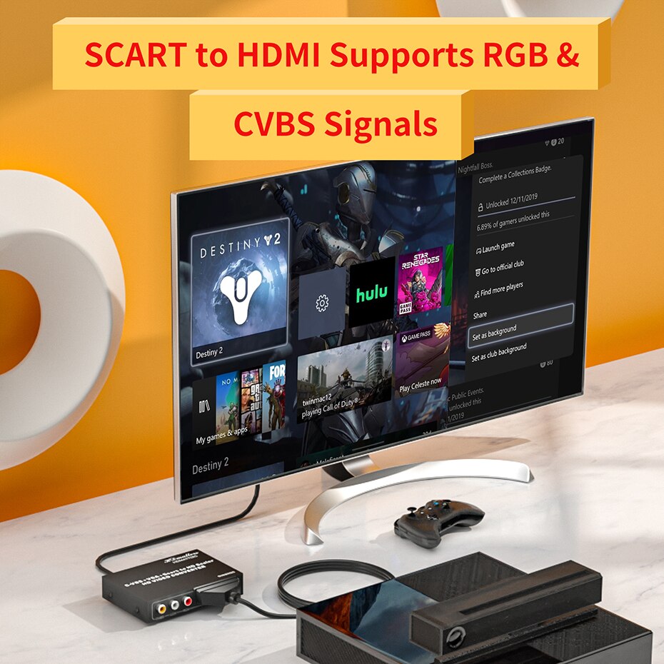 Hdmi Scart Converter Adapter Composiet Av Vga Scart Naar Hdmi Converter Switcher Hdmi Naar Scart Vga Rca Splitter Converter Adapter