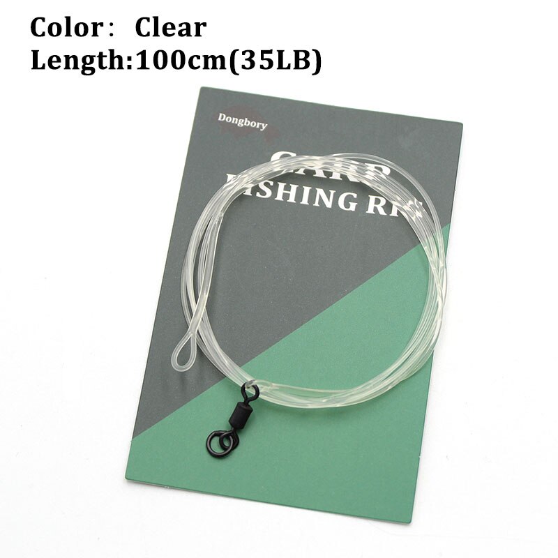 100cm Carp Fishing Accessories Kit Ring Swivel for  for Carp Chod Rig Fishing Tackle Equipment: Clear