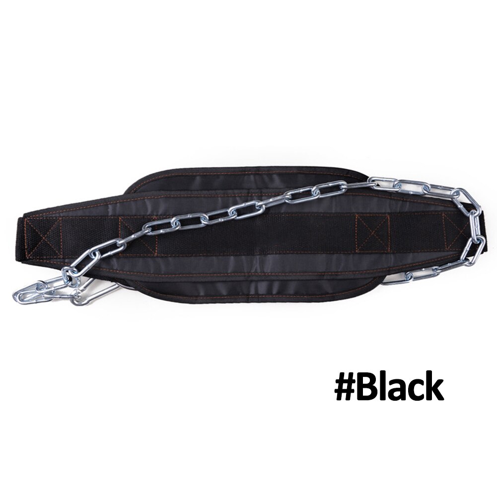 Fitness Gewicht Riem Met Verdikte Verbreed Keten Professionele Gym Pull-Up Barbell Gewichtheffen Bodybuilding Riem: Default Title