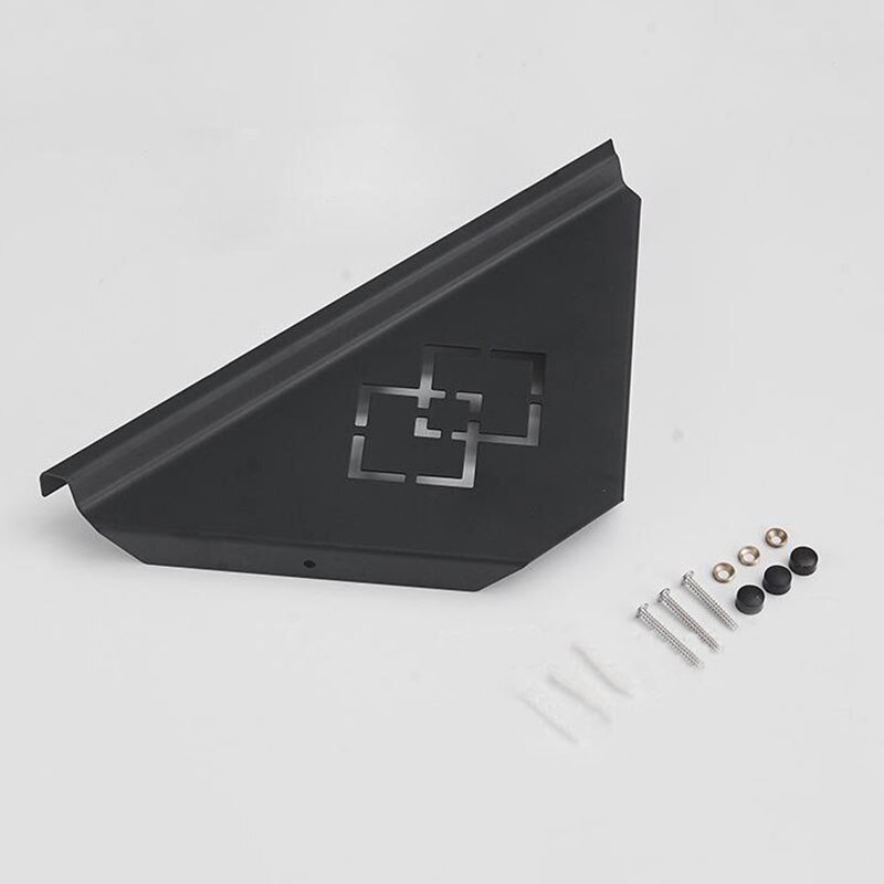 Shower Corner Shelf Black Shower Shelf Wall Mount Corner Shower Caddy Bathroom Basket Kitchen Storage Organize Stainless steel