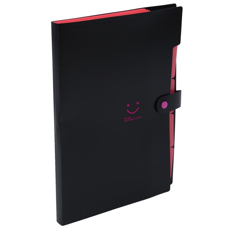 SKYDUE Documentenorganizer, A4 uitbreidende bestandsmap, gekleurde plastic mappen, stevige en beschermende bestandsopslag voor het organiseren van papierwerk, bonnen, facturen, rekeningen, documenten