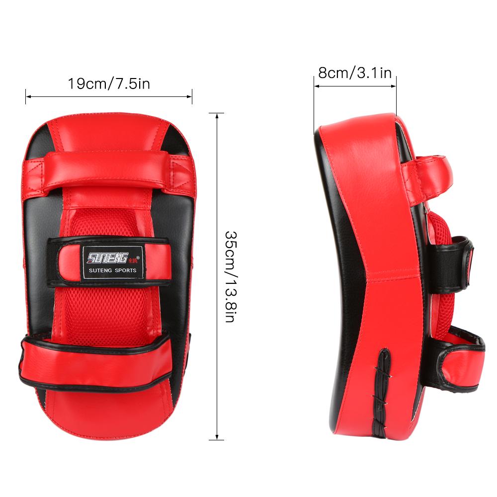 Boxing Glove Kick Boxing Muay Thai Punching Pad Curved Strike Shield Boxing Outdoor Sports Mitten Boxing Practice Equipment