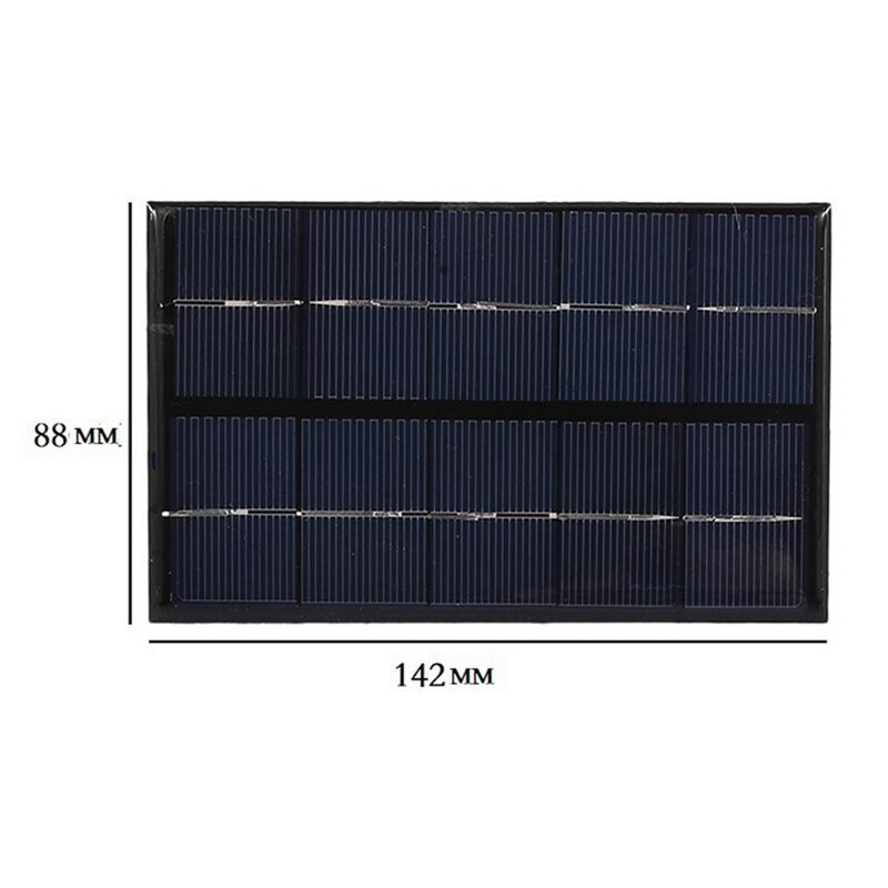 Panneau Solaire 2.5W 6V ZONADAH - Chargeur Batterie Mini Projet