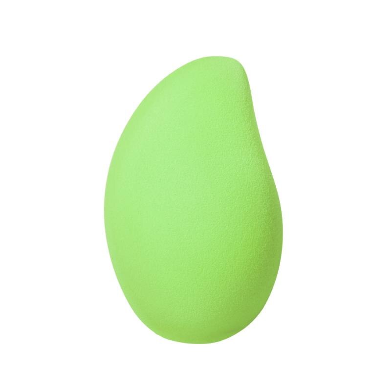 1 Pc seco mojado de doble uso Mango esponja Puff cosmético de maquillaje esponja suave de las mujeres de base de maquillaje contorno Facial esponjas Mango esponja: 01