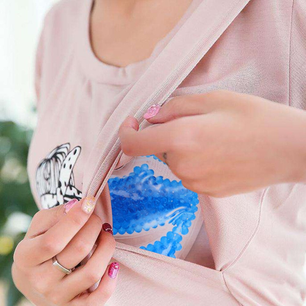 1PC Brust Pad Weiche Gel dauerhaft Heißer Kalten Therapie Tragfähig Pack für Stillen