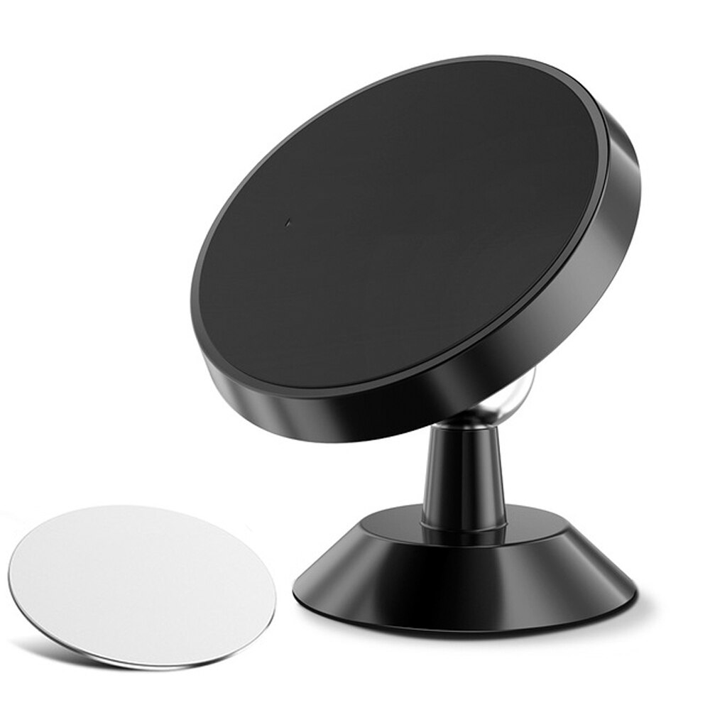 Magnetic Car Phone Holder Dashboard Phone Holder Stand Bracket For IPhone xs max For Huawei P20 Lite Magnet Air Vent Grip Mount: C-Black