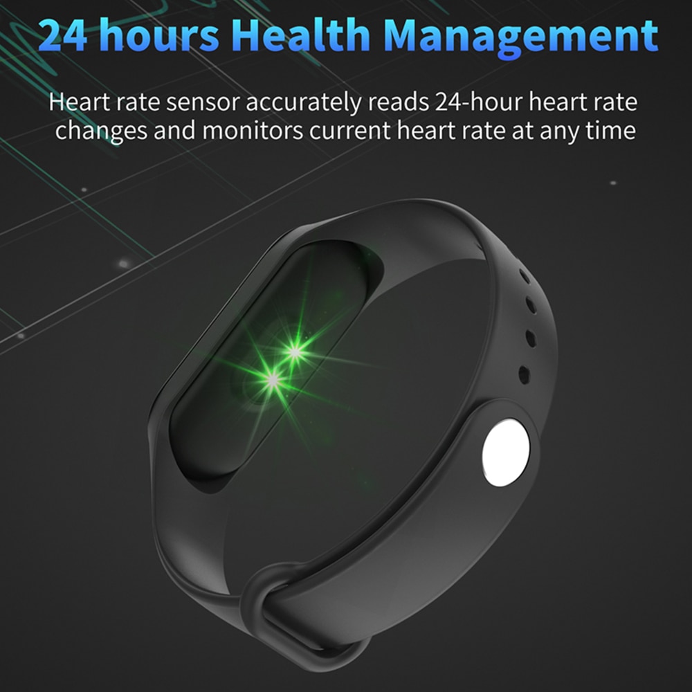 Mannen M3 Plus Smart Horloge Hartslag Bloeddruk Gezondheid Waterdichte SmartWatch Vrouwen Bluetooth Horloge Polsband Fitness Tracker