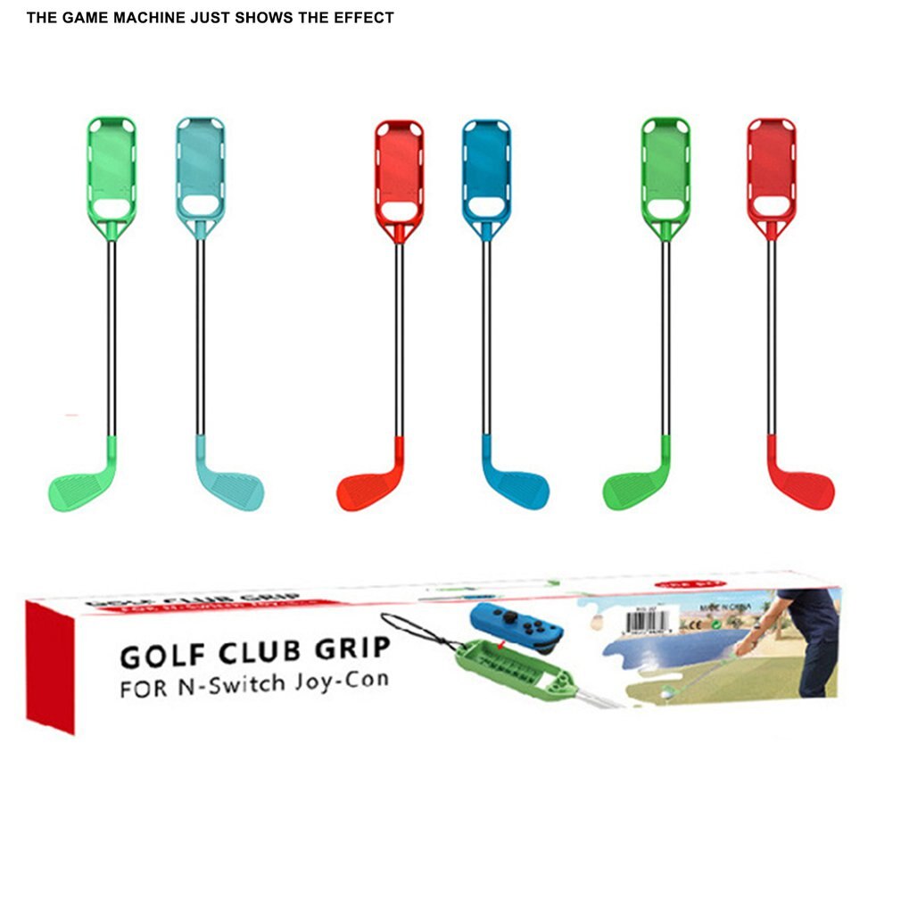 Golfclubs Grip Voor Schakelaar Joycon Controller Gaming Handvat Grips Game Componenten Voor Nintend Voor Switch Console Accessoires