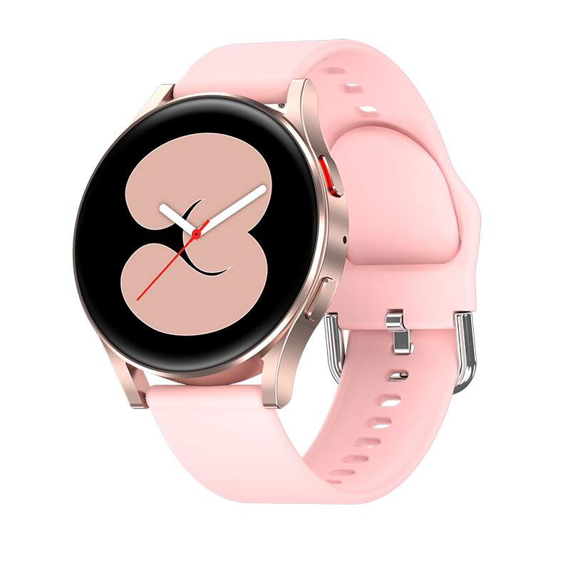 Vrouwen Smartwatch Full Touch Screen Ondersteuning Dial Call Hartslag Bloeddruk Smart Horloge Mannen Voor Samsung Android Horloge Vrouwen: Pink