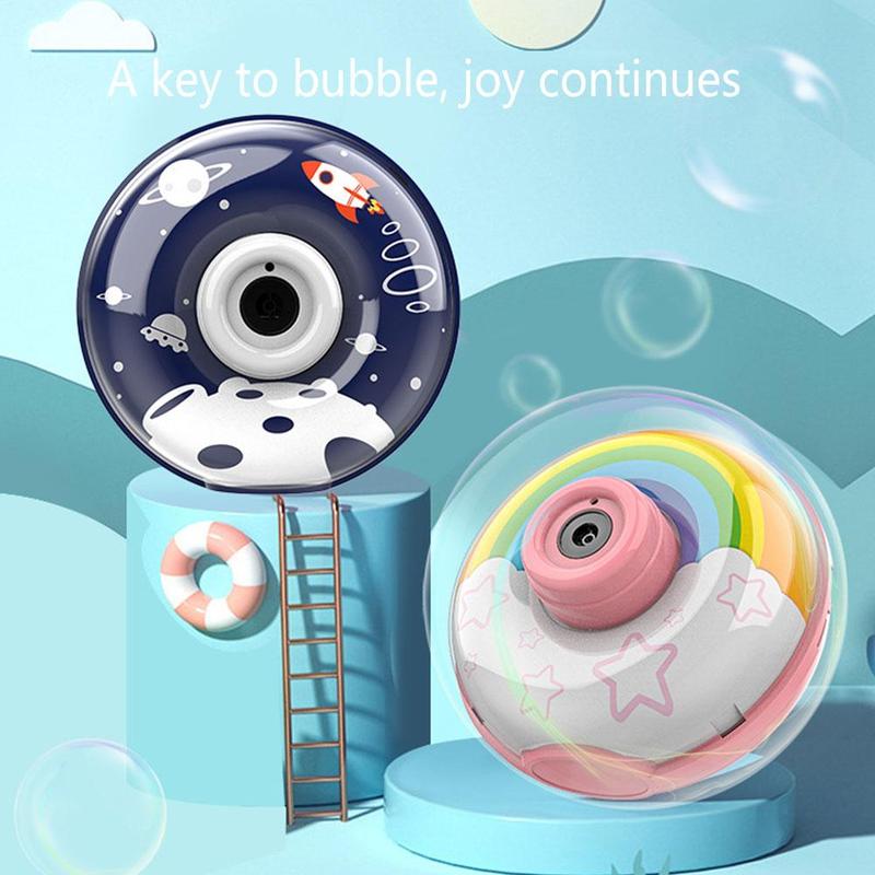 Donuts Muziek Bubble Camera Speelgoed Automatische Voor Jonge Kinderen Jongens En Meisjes Outdoor Bubble Machine Leuke