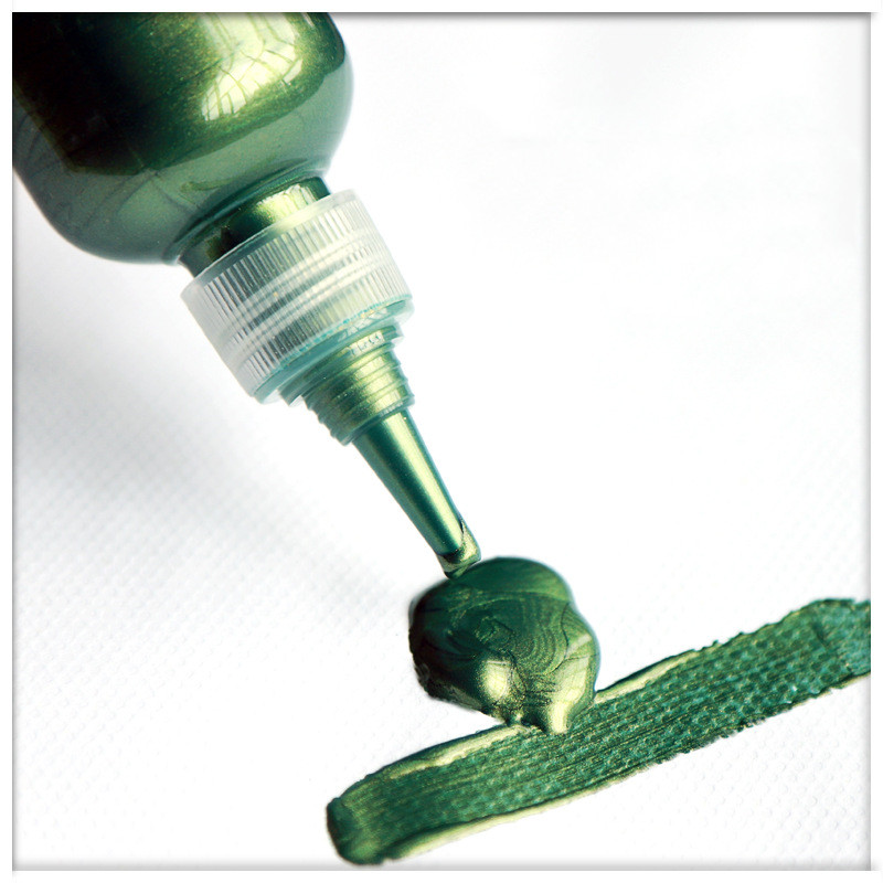 100ml Acrylic Paint Gold Paint Metallic Waterproof Not Faded for Statuary Coloring DIY Hand Clothes Painted Graffiti Pigments: green