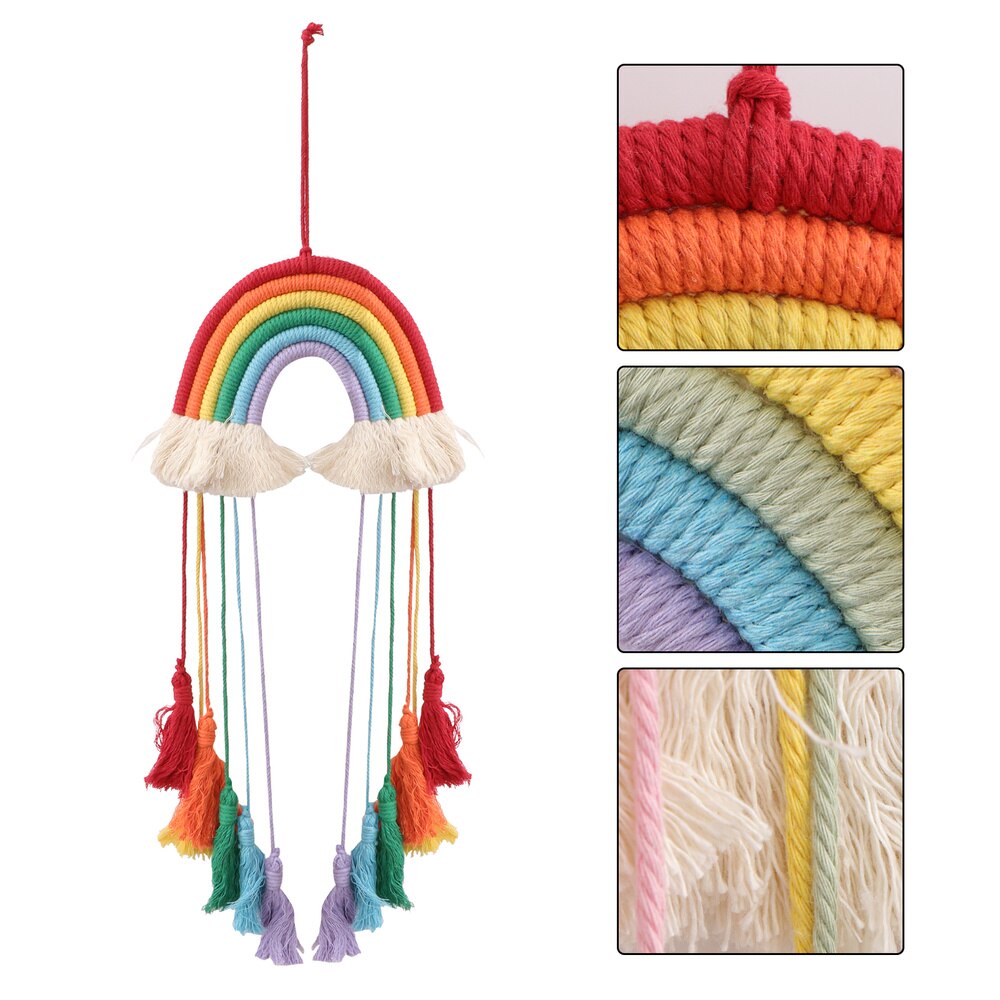 1pc regenboog hangers voor aan de muur, een mooie decoratie voor een feest of als decoratie voor thuis: Rood