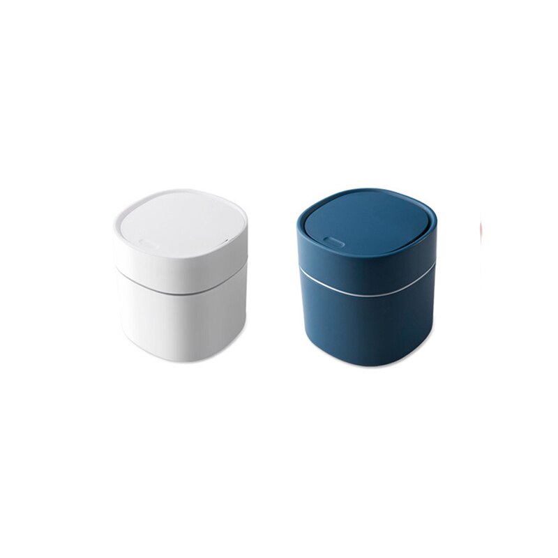Mini cubo de basura pequeño, cesta de basura de escritorio, mesa de hogar, suministros de oficina de plástico, cubo de basura, caja de barril de artículos diversos
