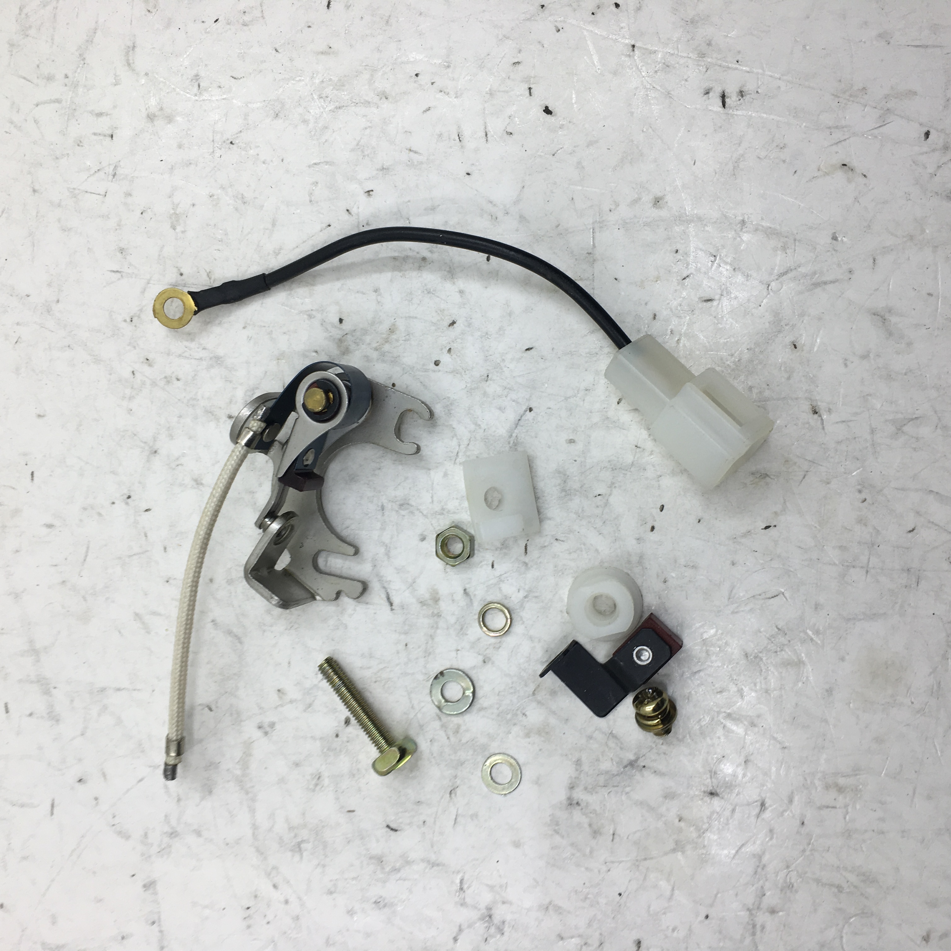 SherryBerg Punkte Kondensator und Niedrigen Spannung für Toyota 3K 4K 5k 7k disributor punkt Verteiler