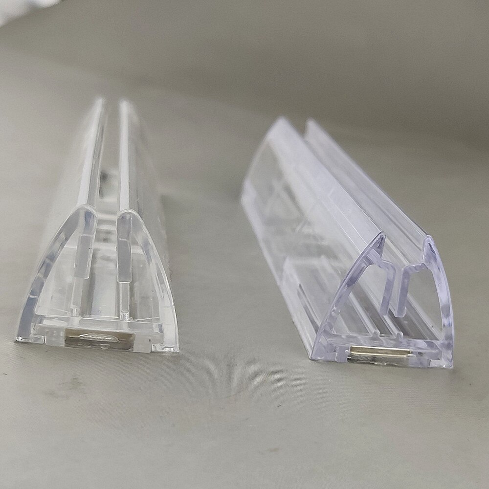 Plastic POP Reclame Poster Papier Card Play Show Bill Display Stand Houder met Magneet op Basis voor Winkel Plank Rack 10 pcs