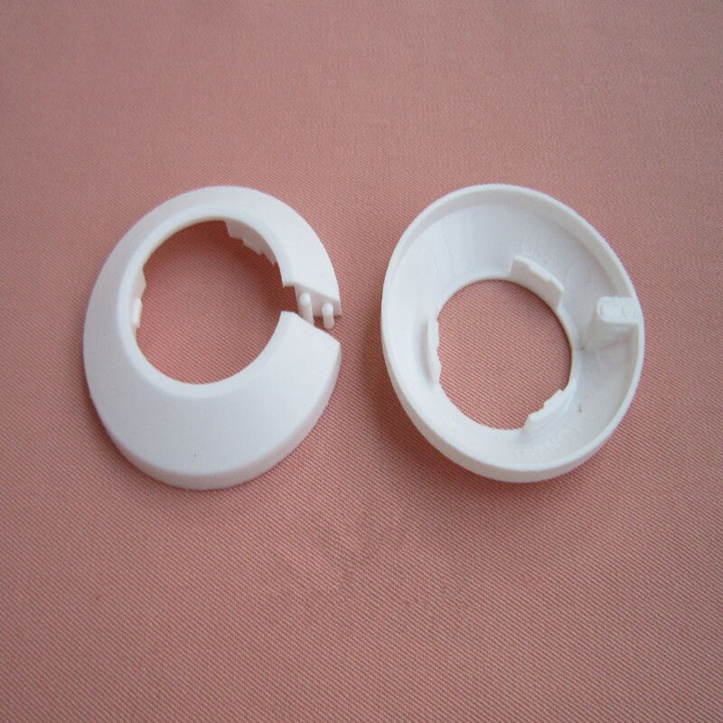 20Pcs Radiator Pipe Collars Shower Faucet Angle Valve Pipe Plug Decoration Cover Snap-on Plate Kitchen Faucet Accessories