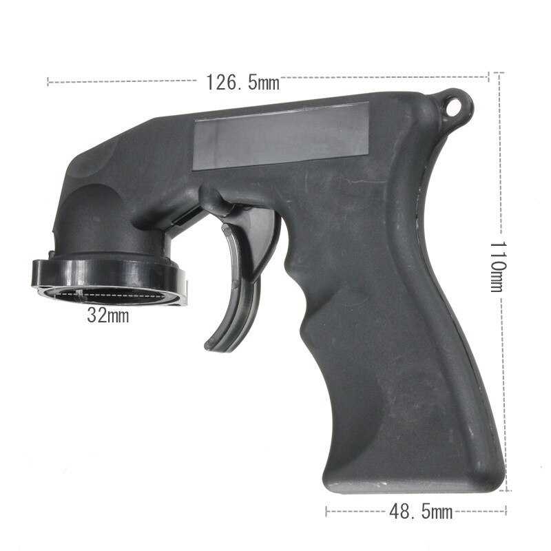 1pc bil styling aerosol sprayburk bärbart handtag avtryckare verktyg plast svart rött målarhandtag