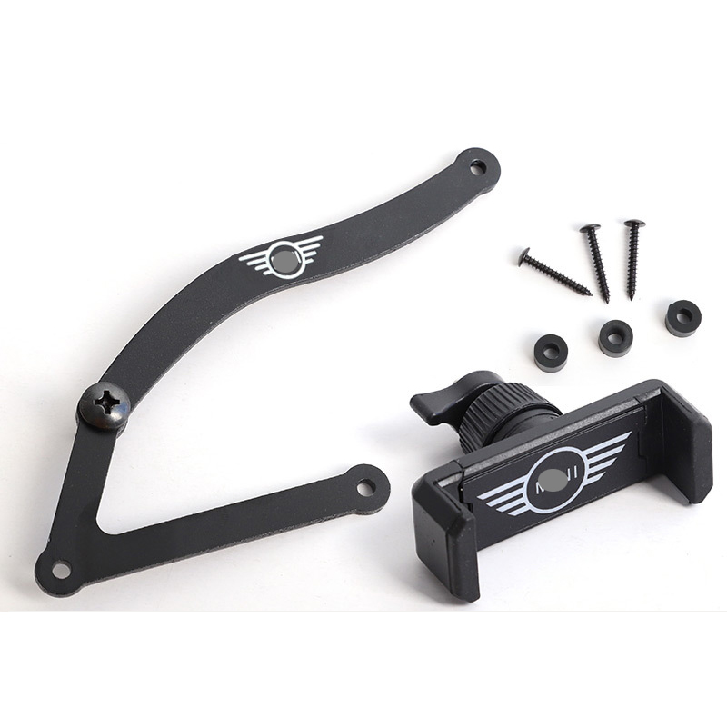 Pour MINI Cooper R50 R52 R53 R55 R56 R57 R60 R61 F54 F55 F56 F57 F60 support de téléphone pour voiture support GPS Mobile Clip: Champagne