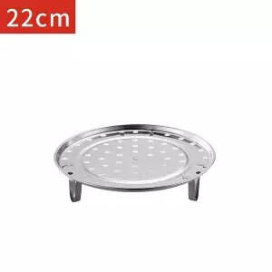 Stainless Steel Steamer Round Stackable Steaming Rack Thickening Water Steamer Household Steaming Grid Kitchen Tools: 2