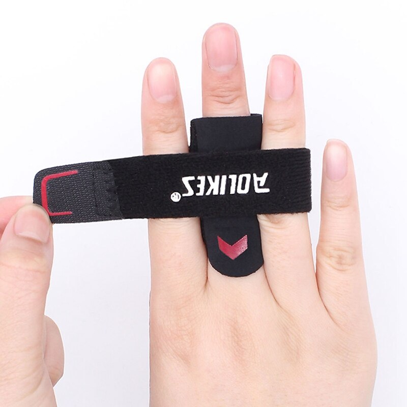 Safety Sports Basketball Volleyball Football Protection Finger Joint Sleeve Compression Finger Split Protector Support Guard: L