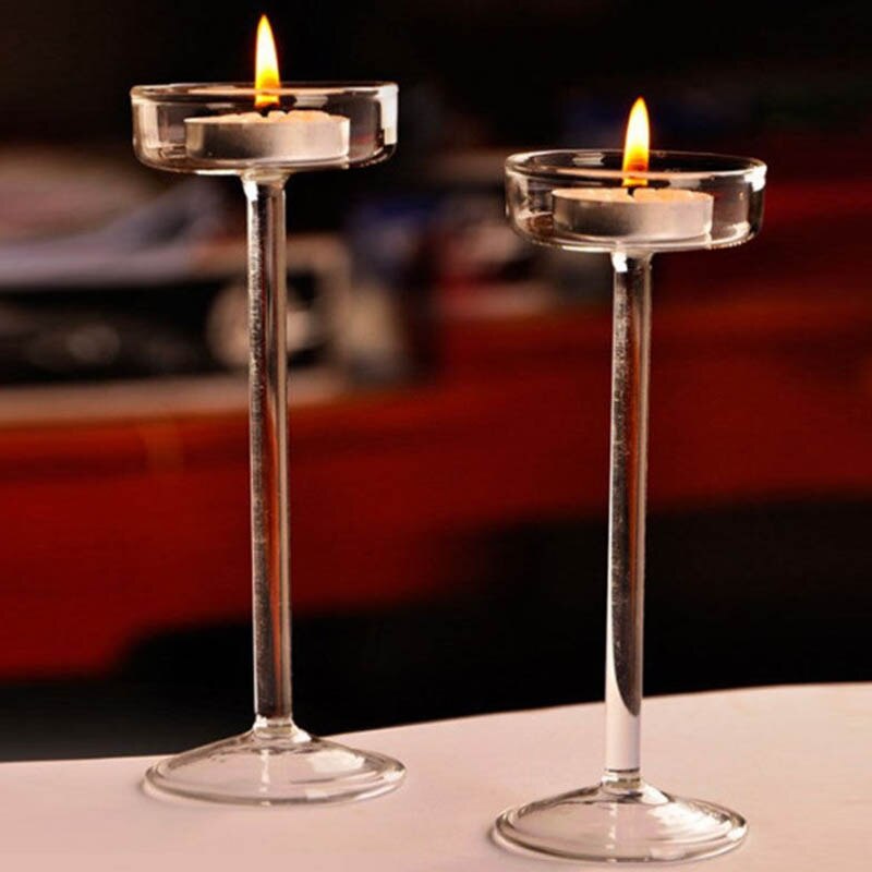 Candelabro alto europeo, candelabro de cristal, centro de mesa de boda, soporte de cristal, decoración de cena romántica
