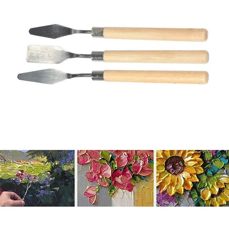 13Pcs Oil Painting Palette Knives Sets Spatula Paint Oil Painting Palette Oil Paint Spatula