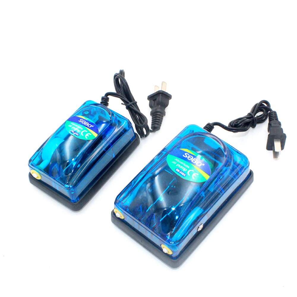 Silent Aquarium Air Pump Fish Tank Oxygen Air Compressor Aerator Aquarium Air Flow Maker Prump For Fish Marine Plant Tank