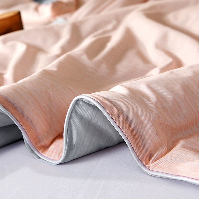 Couette d'été mince et respirante, technologie noire, double couleur pure, avec climatisation, au mica