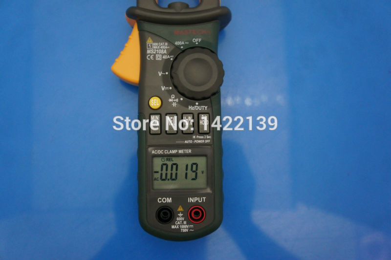MS2108A 4000 Counts AC DC Current Voltage Digital Clamp Meter
