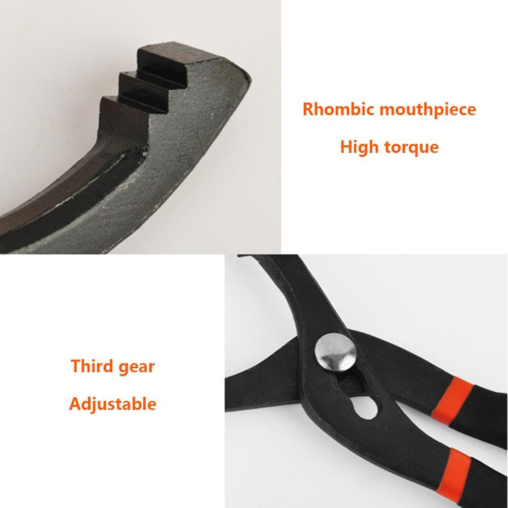 Filter Wrench Manual Removal Tool Oil Filter Removal Tool Filter Grease Wrench Disassembly Dedicated Clamp Plier