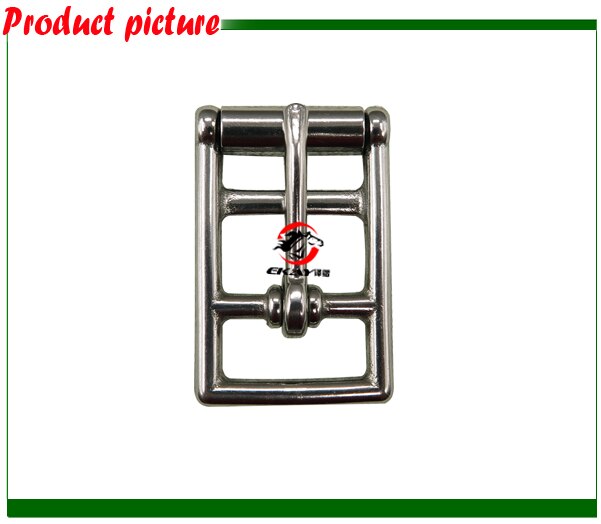 1" stainless steel casted girth buckle,cinch buckle,with roller,30 pcs per pack(BK8101)