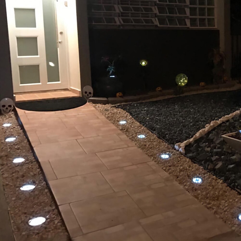 4x 16 led aurinkoenergialla haudatut porrasvalot käytännöllinen kestävä monikäyttöinen polkupuutarha pohjakerroksen alla nurmikkolamppu