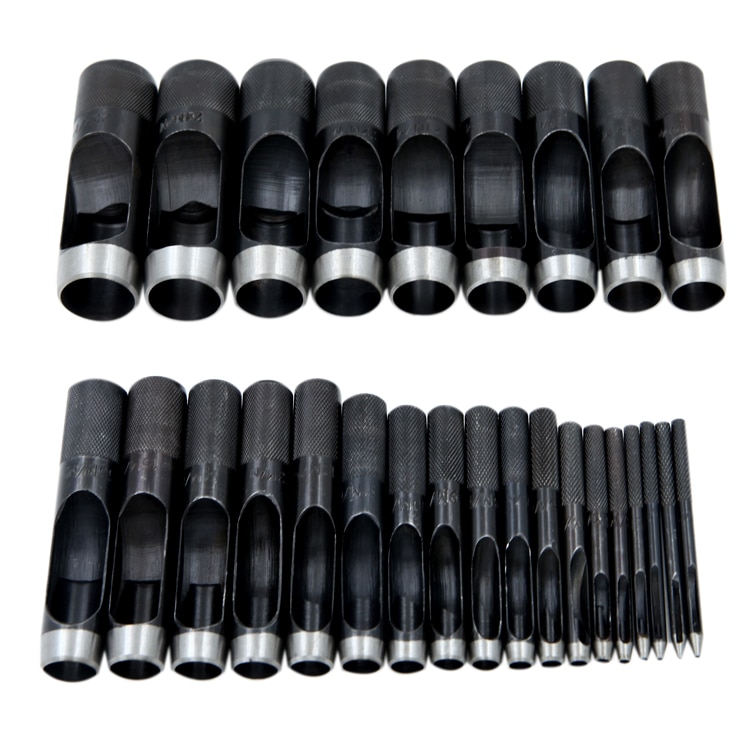 leather round hole puncher big size hole 20mm 21mm 22mm 23mm 24mm 25mm DIY hand tool for leather craft