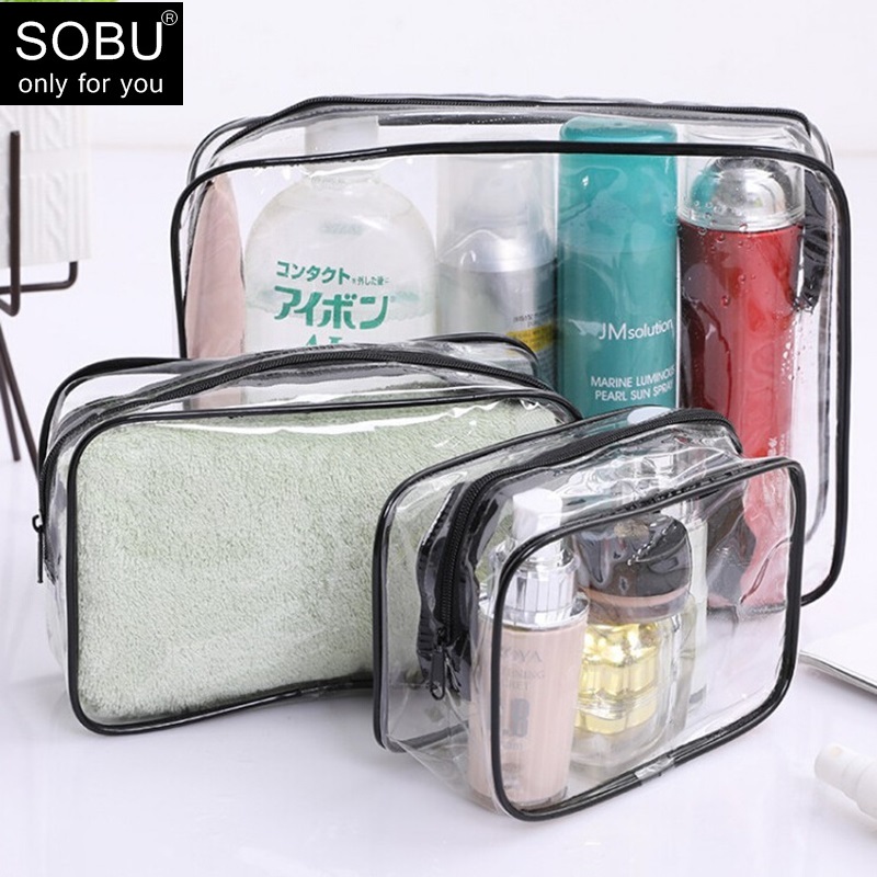 Colourful Portable zipper Bag PVC Transparent Cosmetic Bag Toiletry Wash Make Up Bag Pouch Travel Necessarie Organizer Bag H134