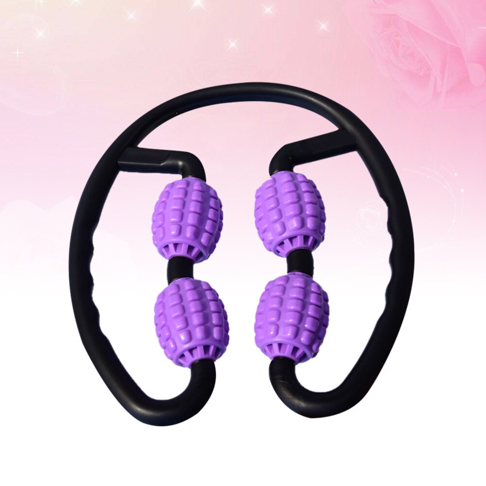1pc 360 graders massasjeapparat ring form benklips massasjepinne bærbart benrullende massasjeapparat for dame jente gutter kvinner